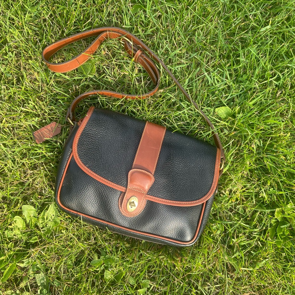 Vintage 90s Coach Sheridan Glenwood Crossbody Shoulder Bag Purse
